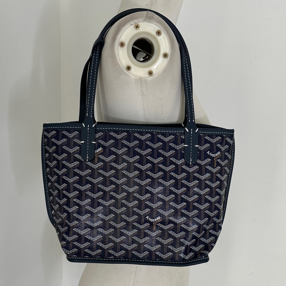 Unbranded Coated Canvas Mini Bag With Interior Attached Wallet